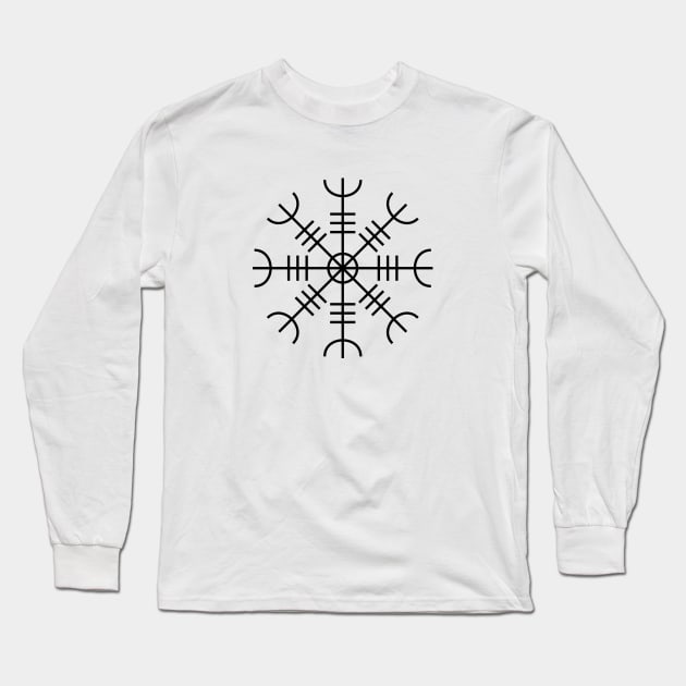 Helm of Awe Long Sleeve T-Shirt by rclsivcreative